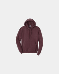 Custom fleece hooded sweatshirt for teams and events - Hthr Ath Marn