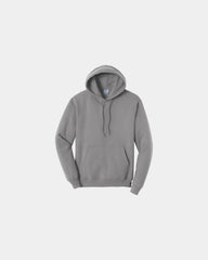 Custom fleece hooded sweatshirt for teams and events - Medium Grey