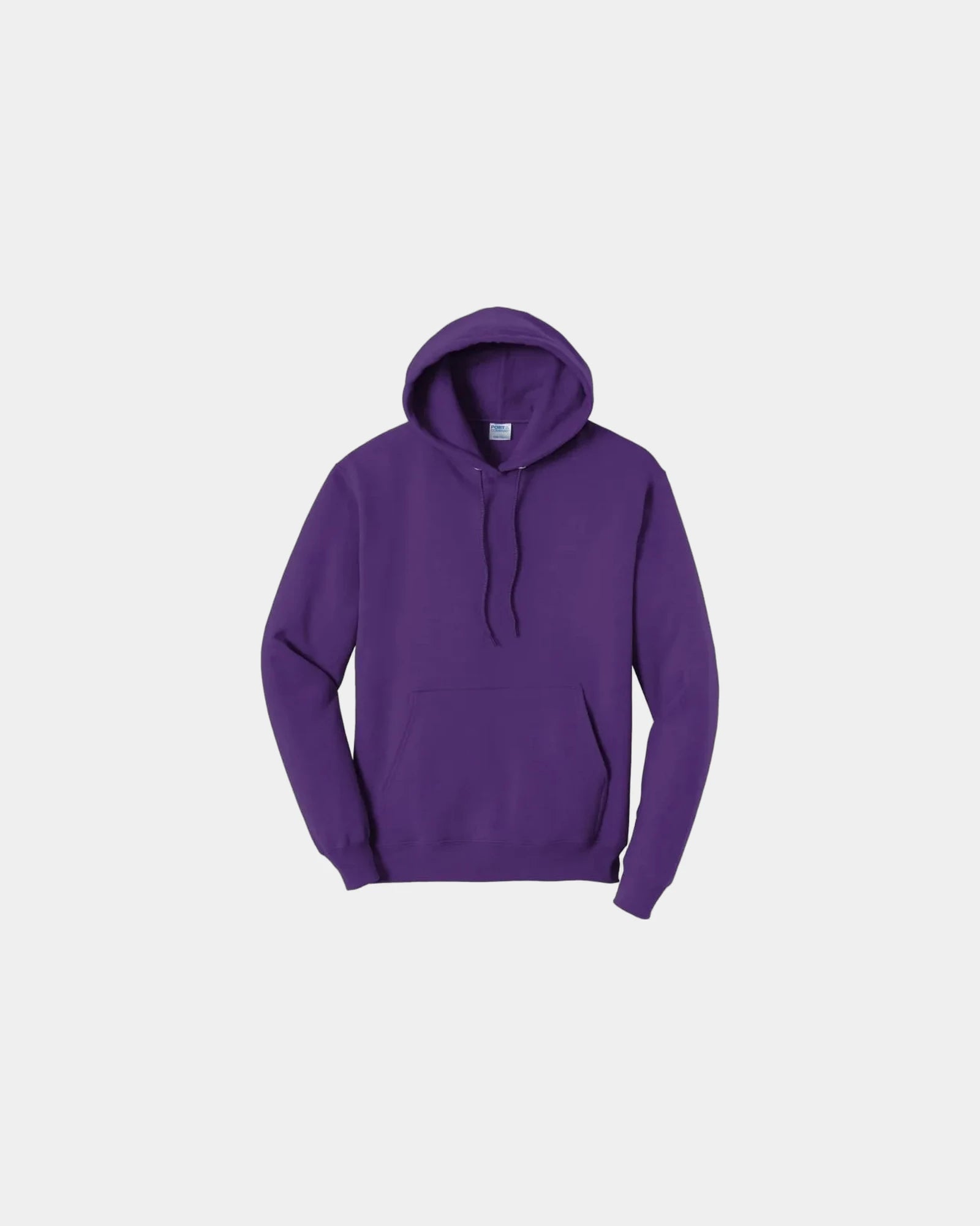 Custom fleece hooded sweatshirt for teams and events - Team Purple
