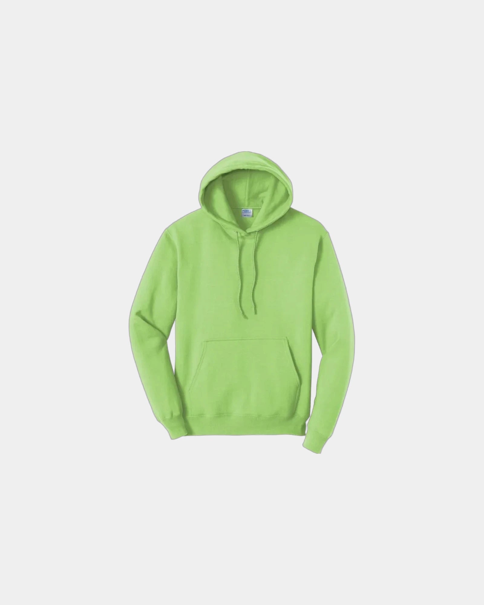 Custom fleece hooded sweatshirt for teams and events - Lime