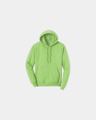 Custom fleece hooded sweatshirt for teams and events - Lime