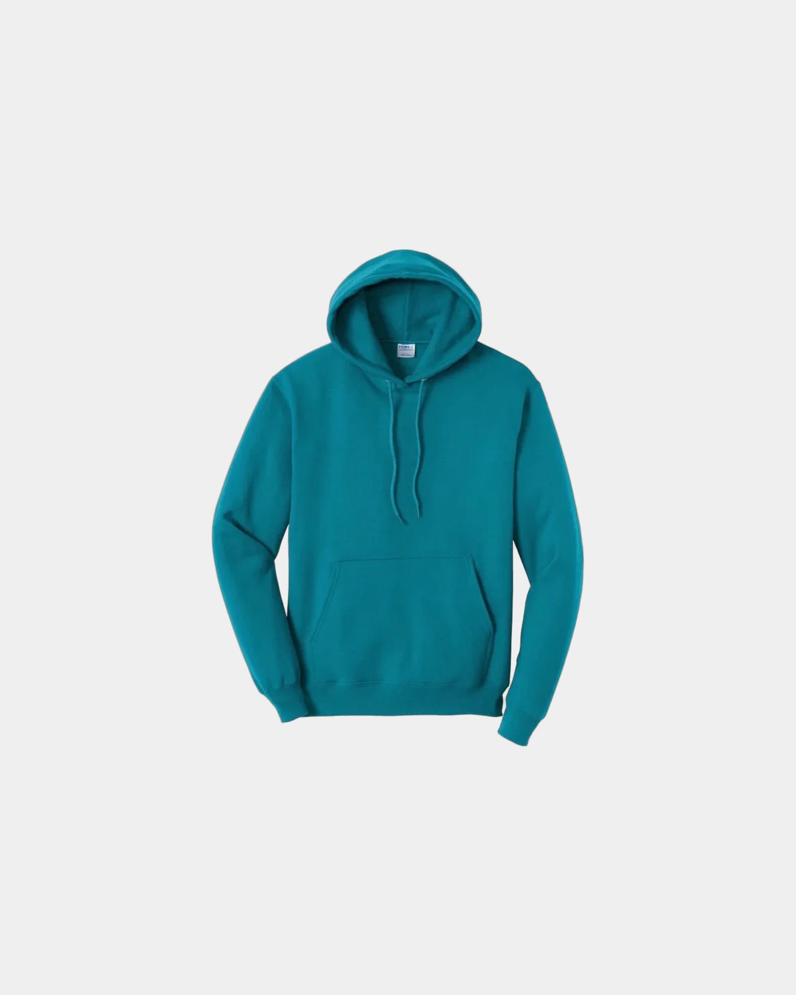 Custom fleece hooded sweatshirt for teams and events - Teal