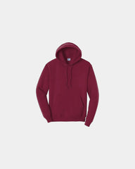 Custom fleece hooded sweatshirt for teams and events - Cardinal