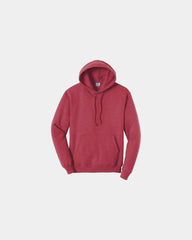 Custom fleece hooded sweatshirt for teams and events - Hthr Red