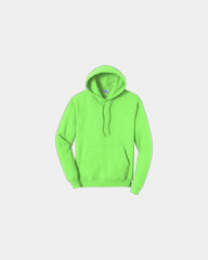 Custom fleece hooded sweatshirt for teams and events - Neon Green