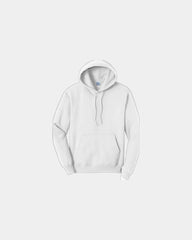 Custom fleece hooded sweatshirt for teams and events - White
