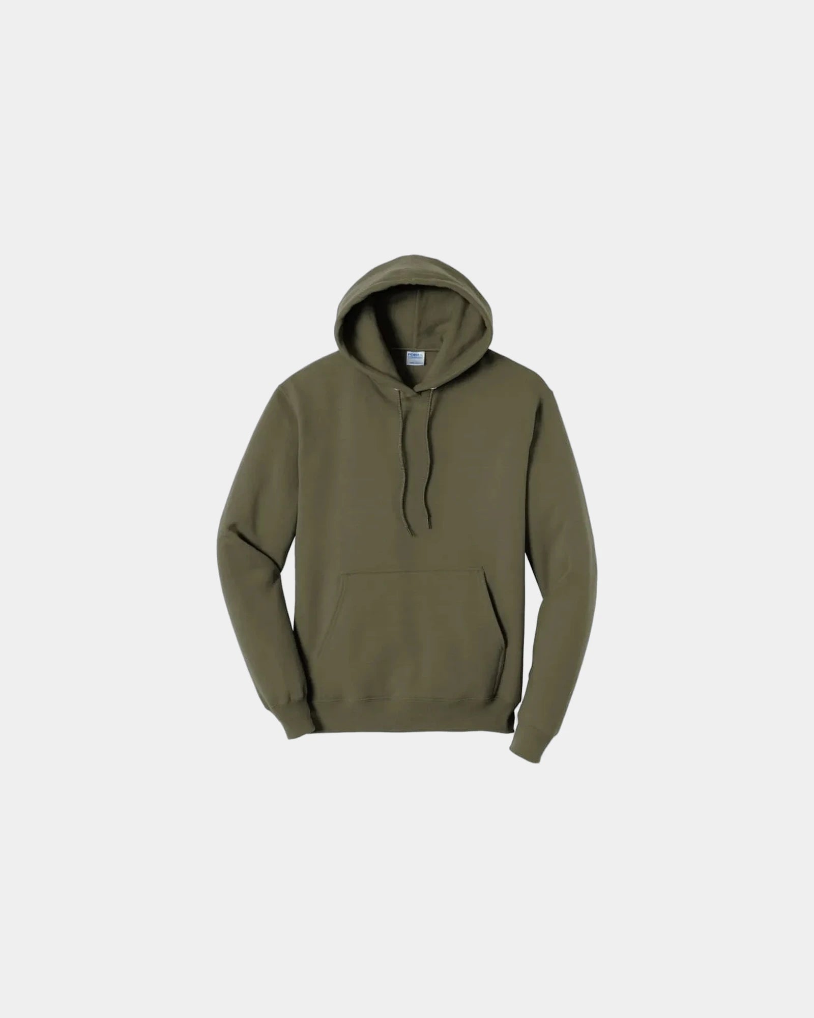 Custom fleece hooded sweatshirt for teams and events - Olive Drab Grn