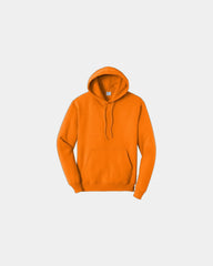 Custom fleece hooded sweatshirt for teams and events - Tennorange
