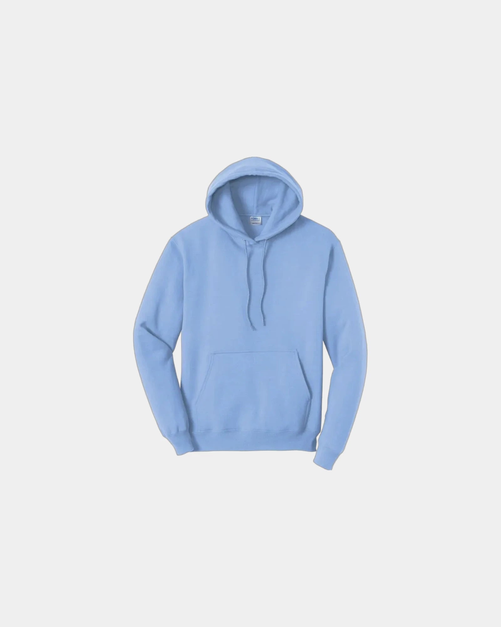 Custom fleece hooded sweatshirt for teams and events - Light Blue