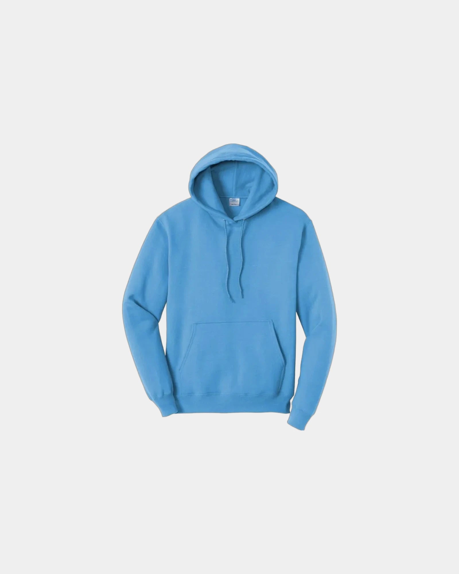 Custom fleece hooded sweatshirt for teams and events - Aquatic Blue