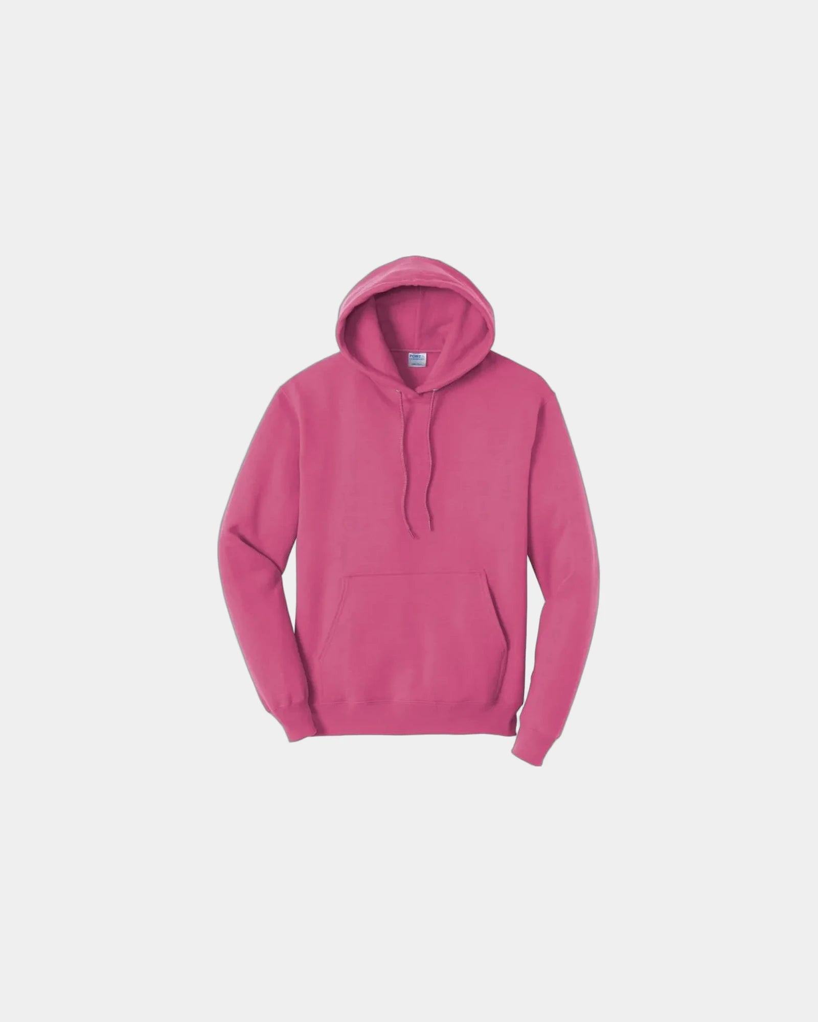 Custom fleece hooded sweatshirt for teams and events - Sangria