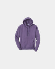 Custom fleece hooded sweatshirt for teams and events - Hthr Purple