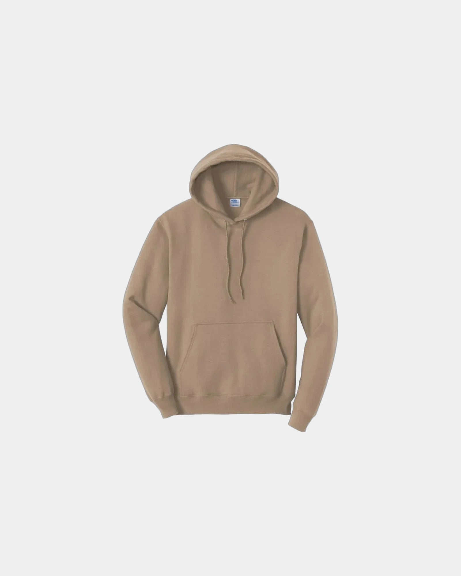 Custom fleece hooded sweatshirt for teams and events - Sand