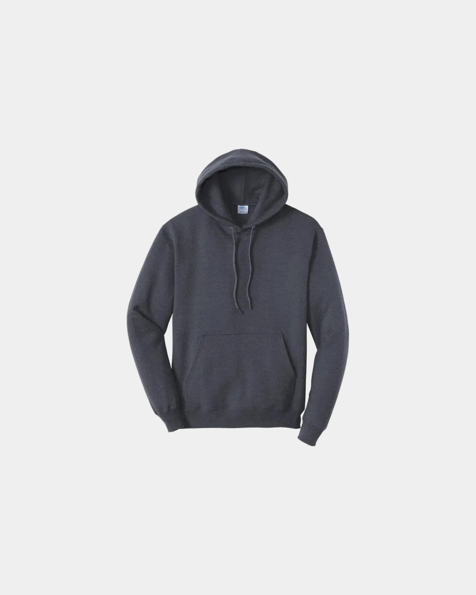 Custom fleece hooded sweatshirt for teams and events - Hthr Navy