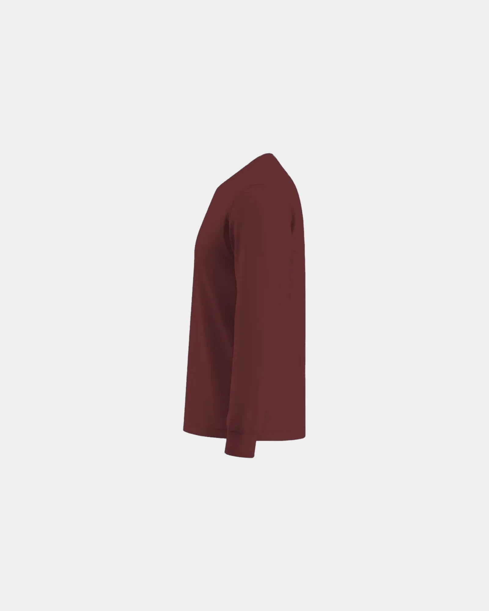 Custom micropique Sport-Tek long sleeve polo - Maroon