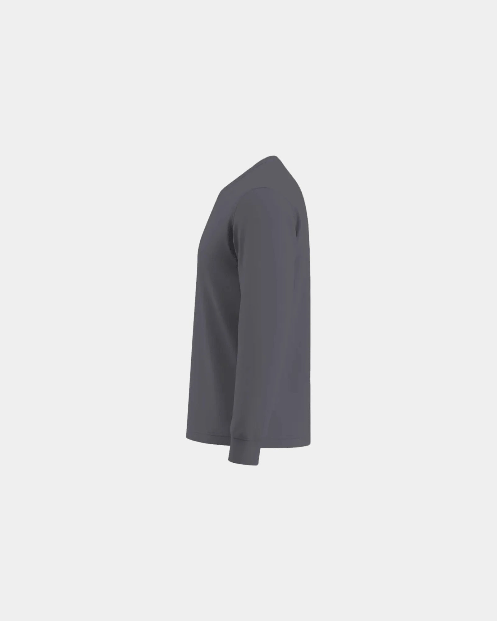 Custom micropique Sport-Tek long sleeve polo - Iron Grey