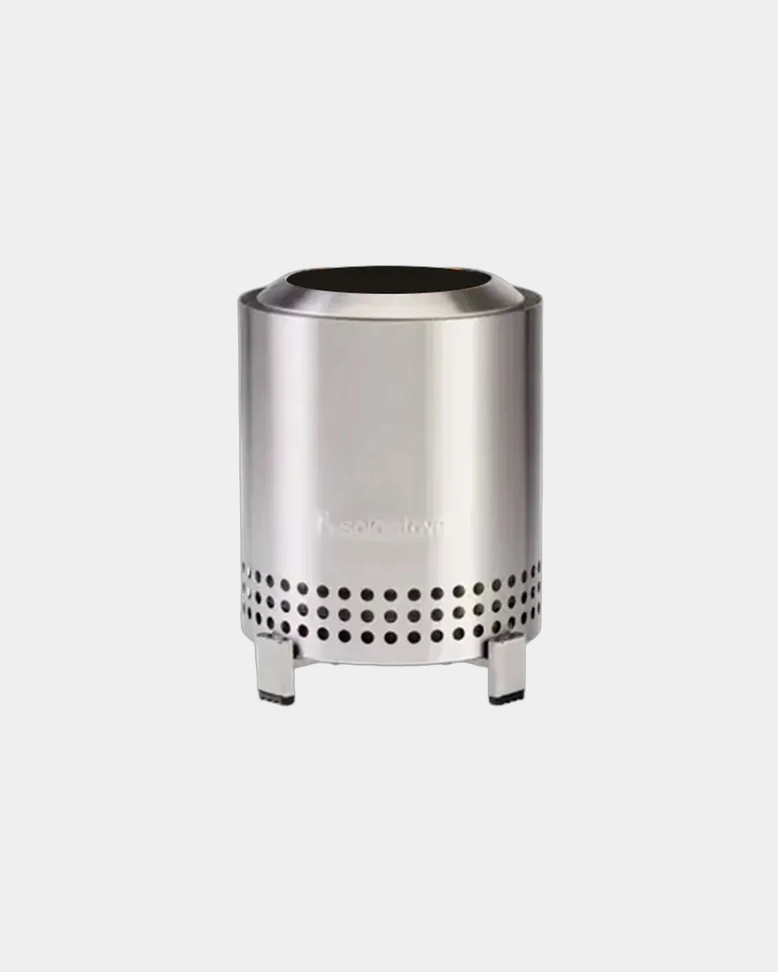 Custom stainless steel tabletop fire pit Mesa - Stainless Steel