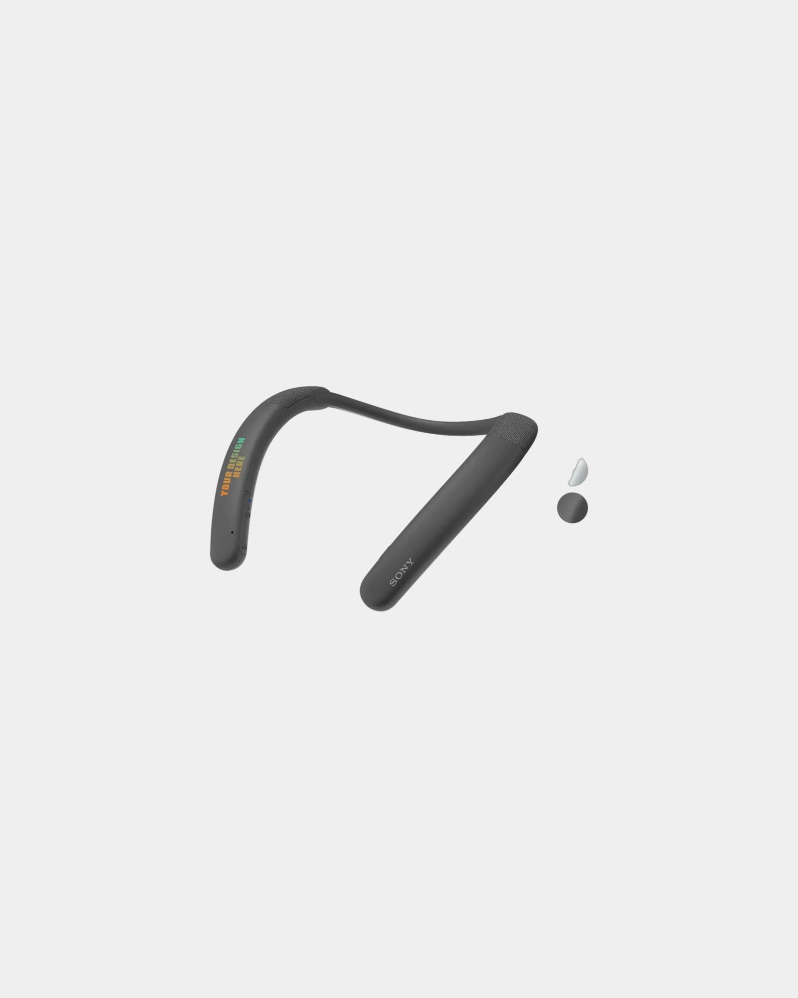 Custom splash-resistant Sony Wireless Neckband Speaker - Black