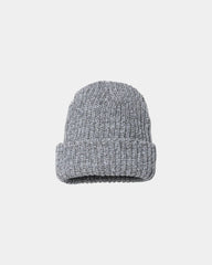 Custom chunky cuffed beanie for teams and events - Grey/ White Speckled