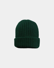 Custom chunky cuffed beanie for teams and events - Forest Green