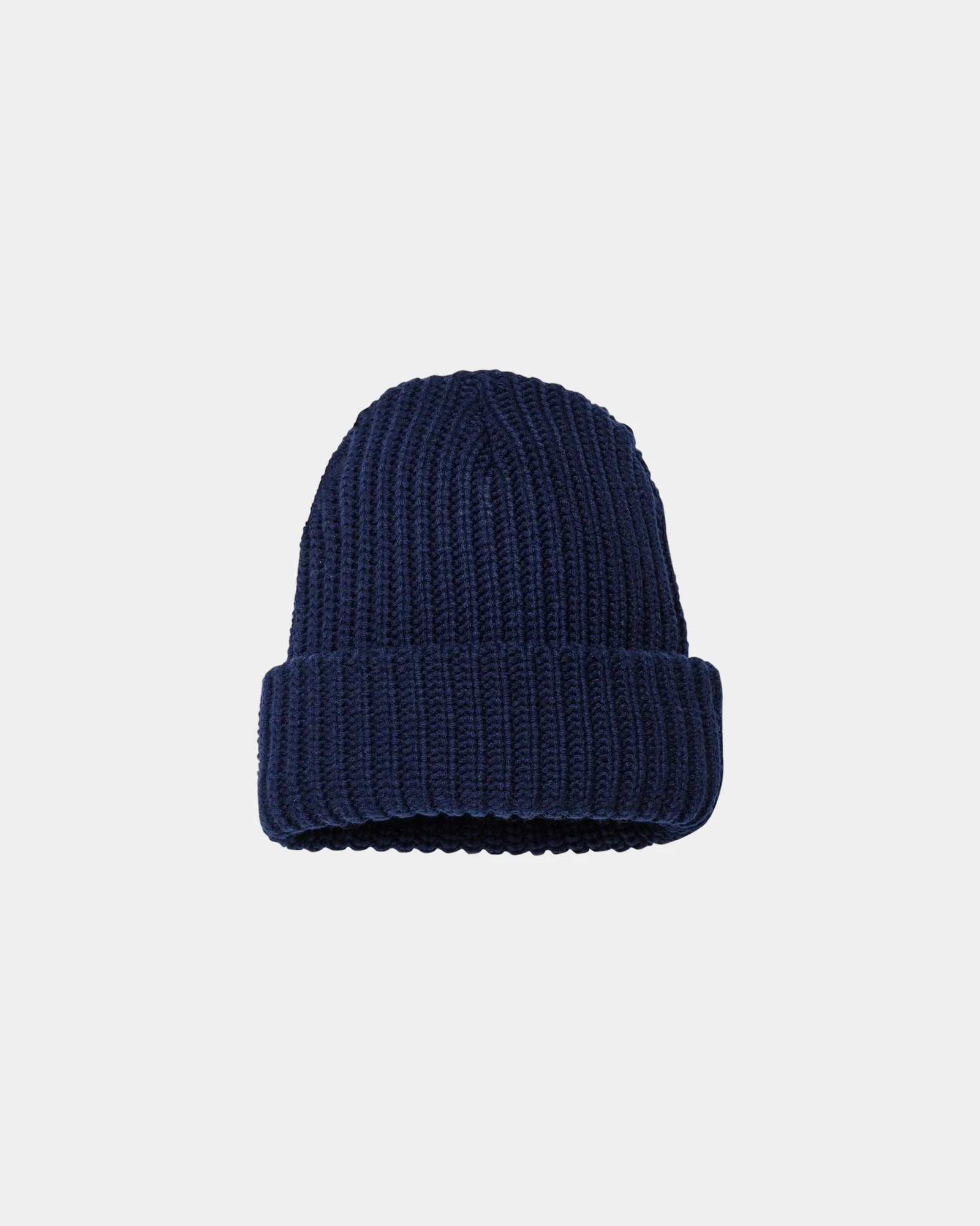Custom chunky cuffed beanie for teams and events - Navy