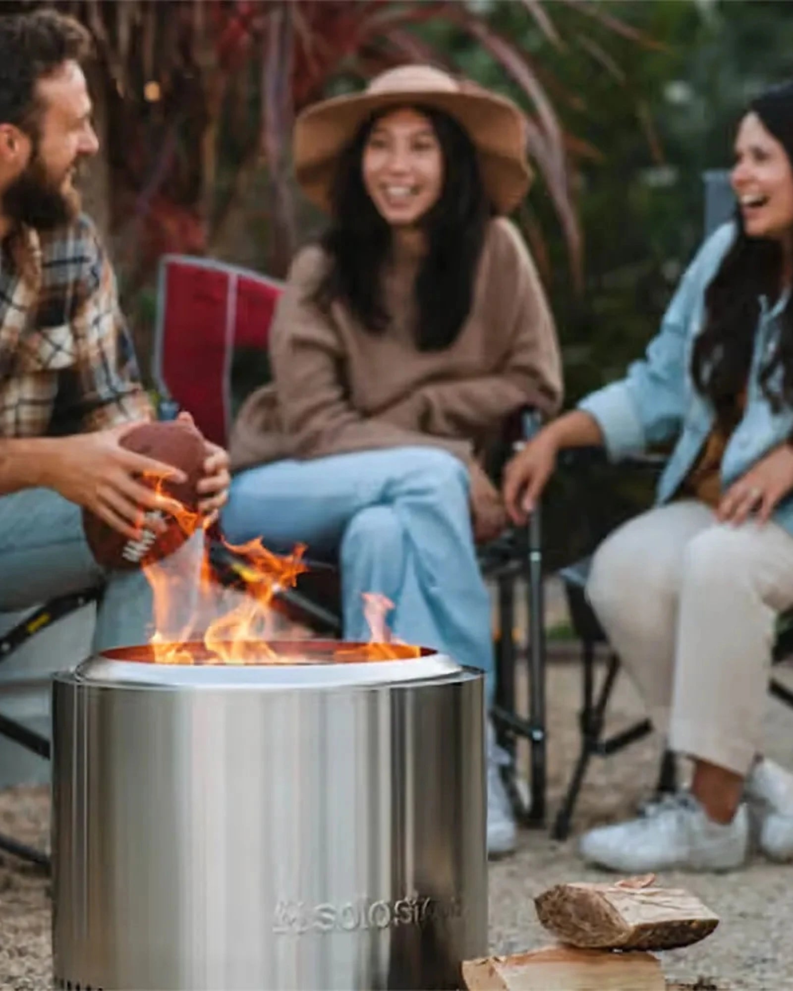 Custom smokeless fire pit and stand combo set - 7