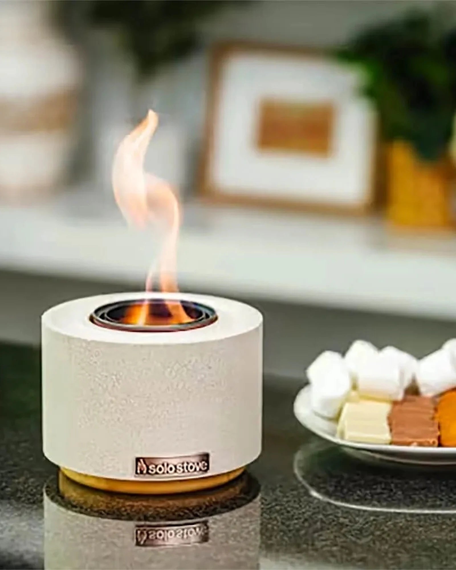 Custom tabletop fire bowl for indoor ambiance décor - 5