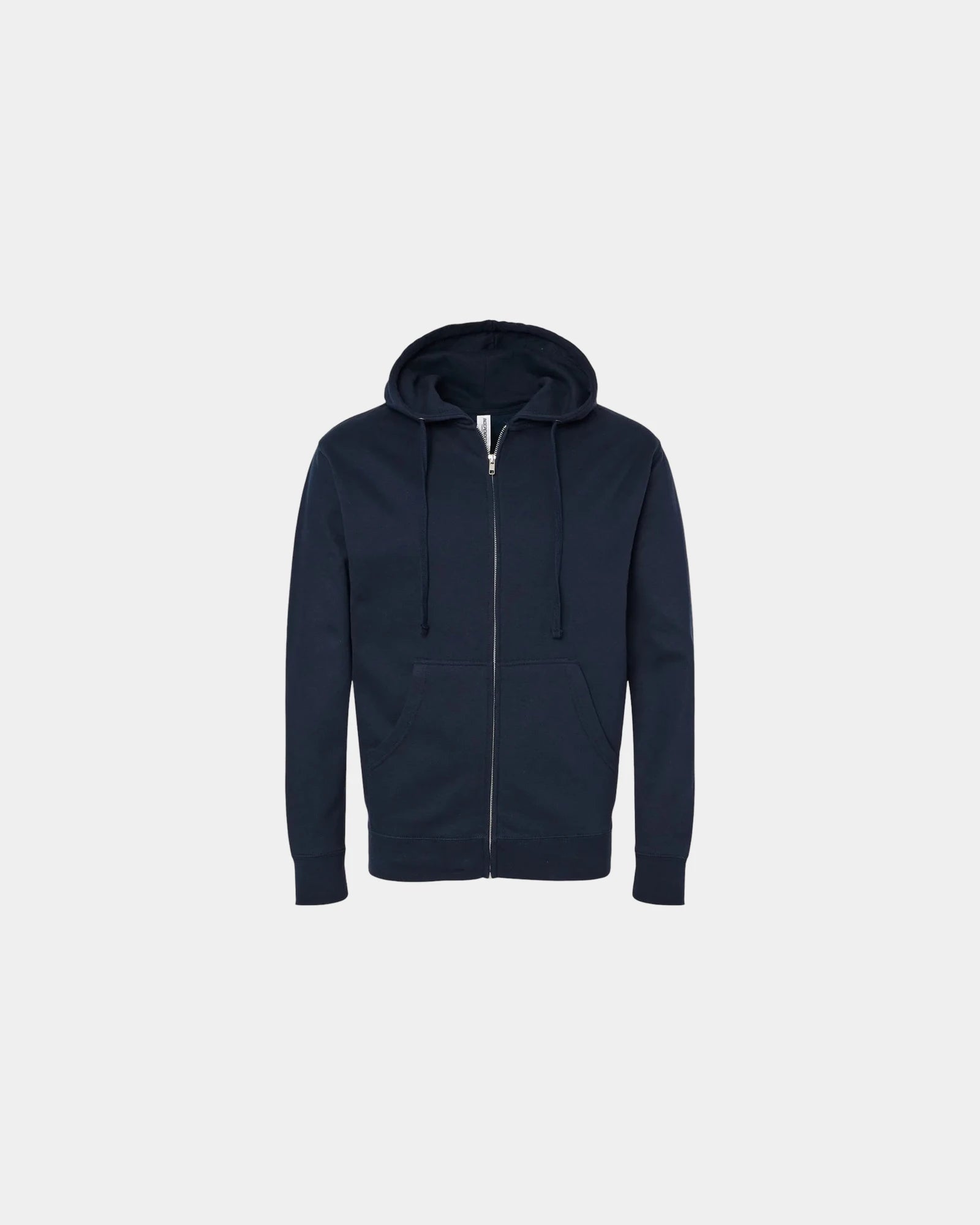 Custom full-zip hoodie Independent Trading Co. Midweight - Classic Navy