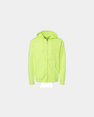 Custom full-zip hoodie Independent Trading Co. Midweight - Safety Yellow