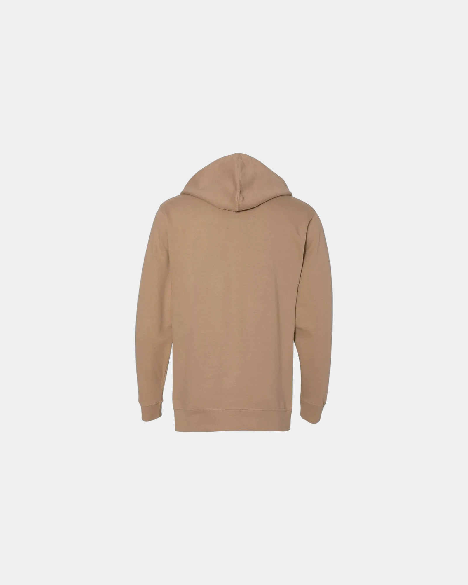 Custom full-zip hoodie Independent Trading Co. Midweight - Sandstone