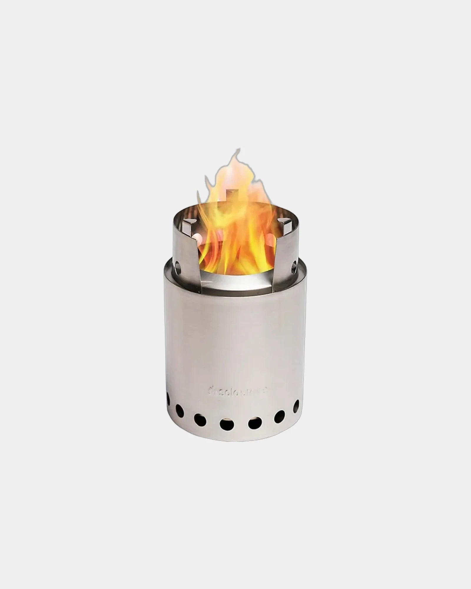 Custom double-wall camp stove 16.5 oz portable design - Stainless Steel