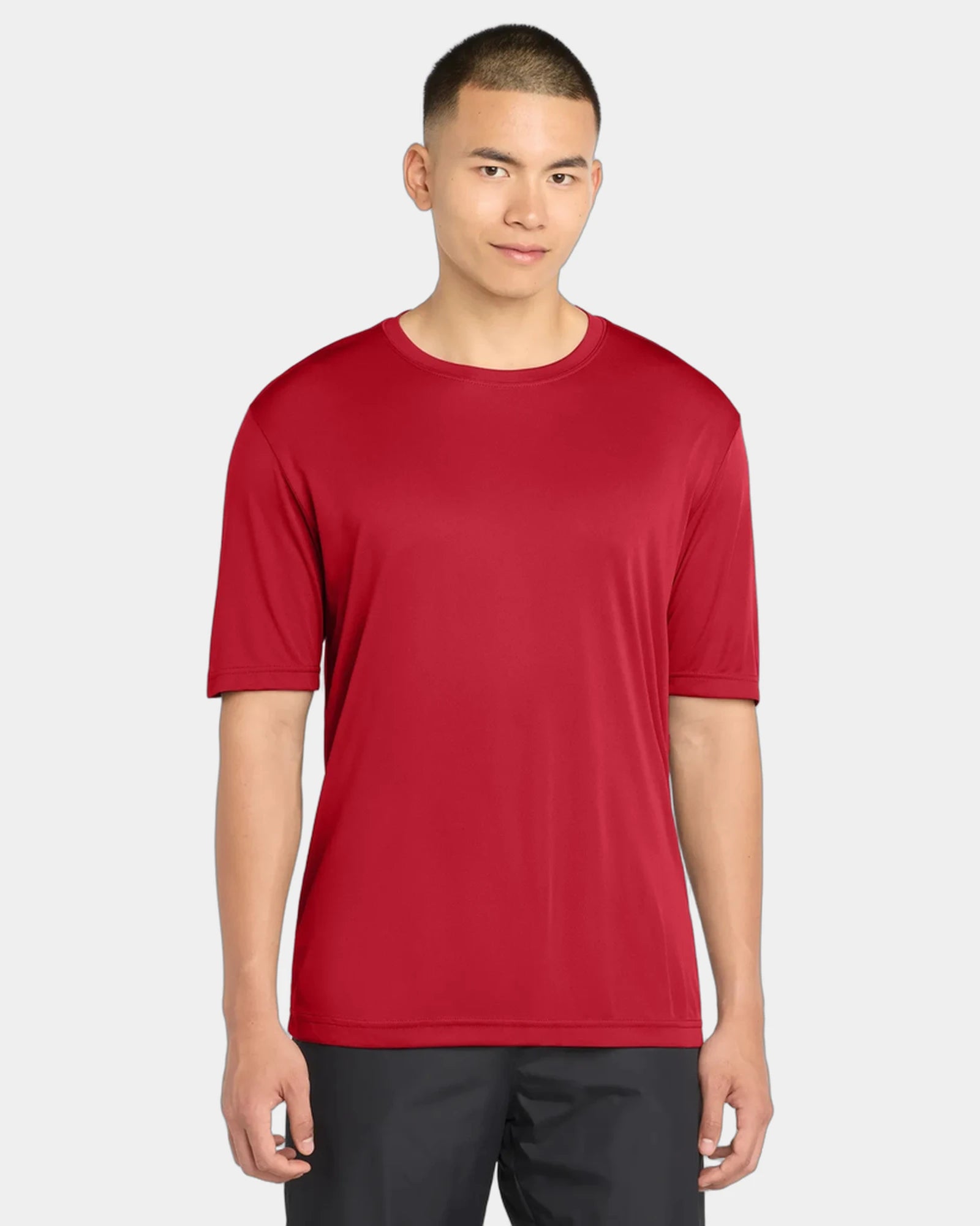 Custom polyester tee Sport-Tek PosiCharge Competitor - True Red
