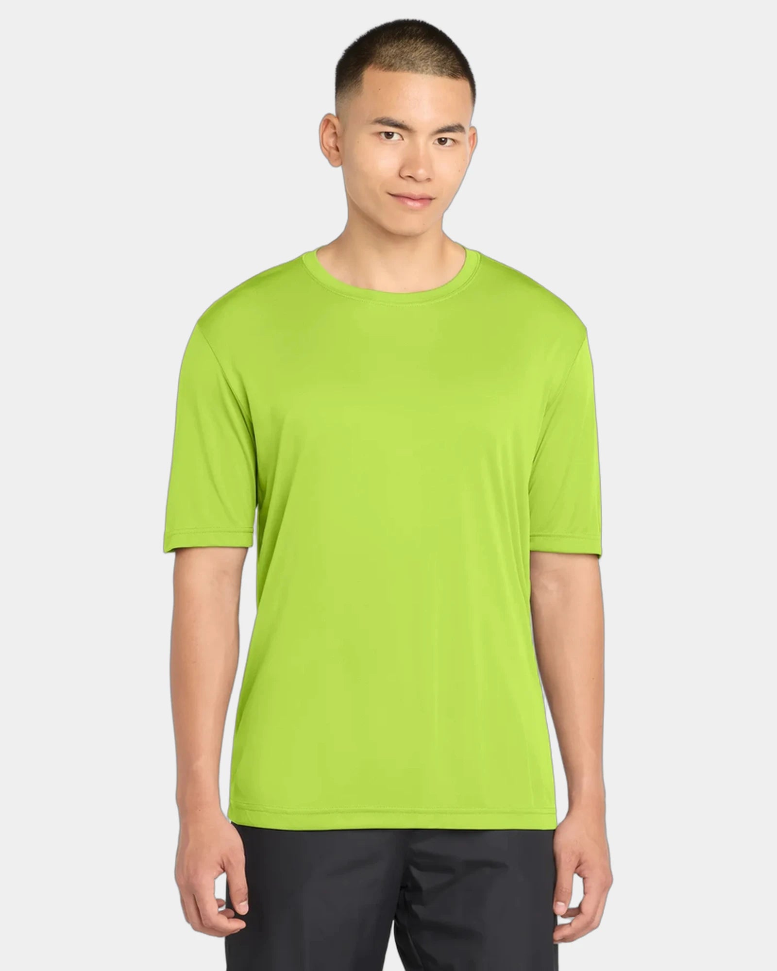 Custom polyester tee Sport-Tek PosiCharge Competitor - Lime Shock