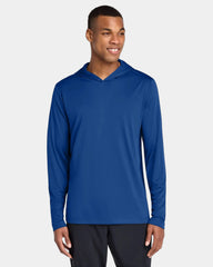 Custom UPF 50 Sport-Tek Posi-UV Pro Long Sleeve Hoodie - True Royal