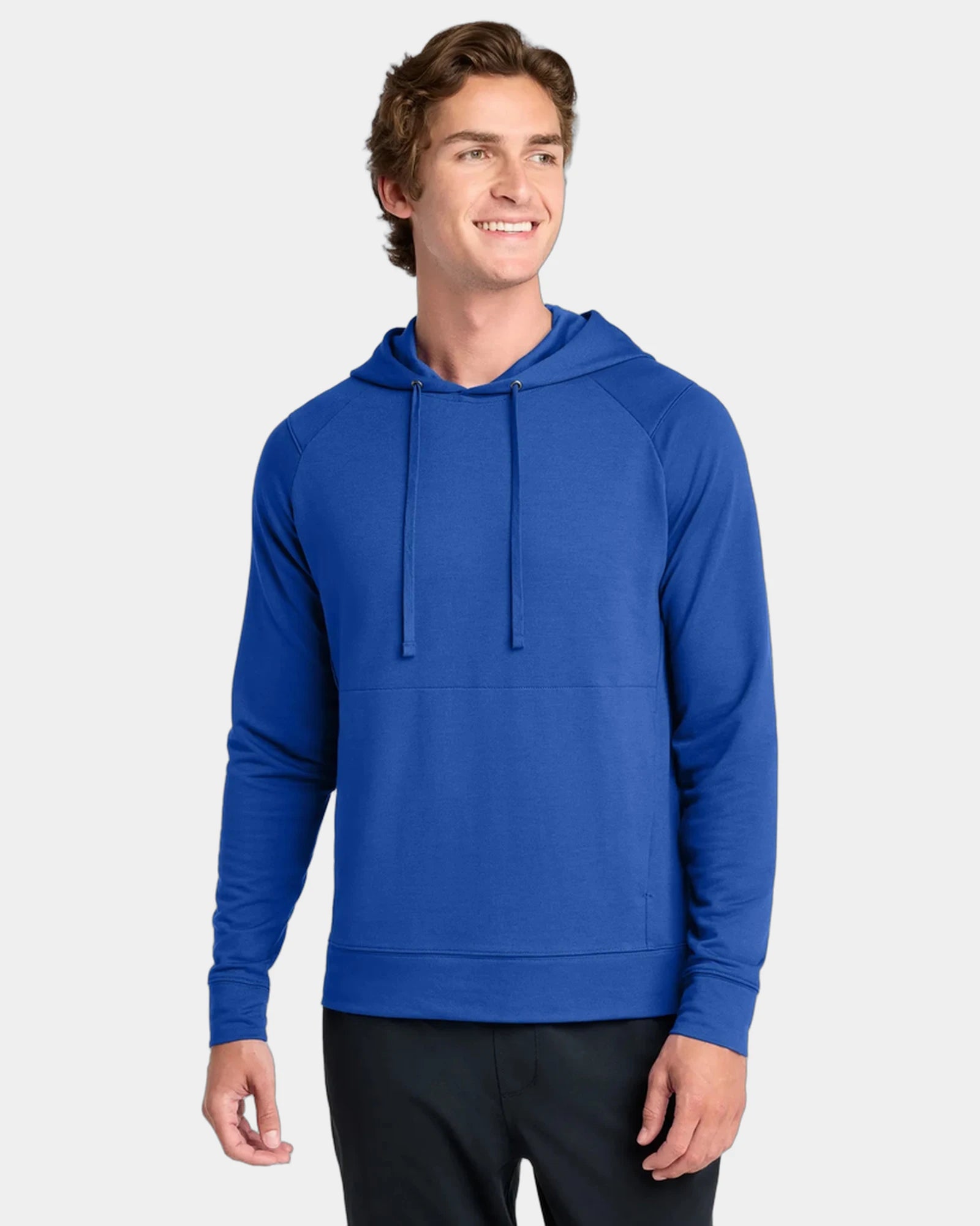 Custom fleece pullover hoodie Sport-Tek Sport-Wick Flex - True Royal