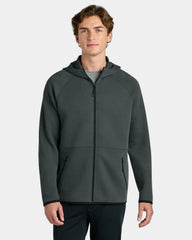 Custom full-zip hoodie Sport-Tek Phenom spacer knit - Iron Grey