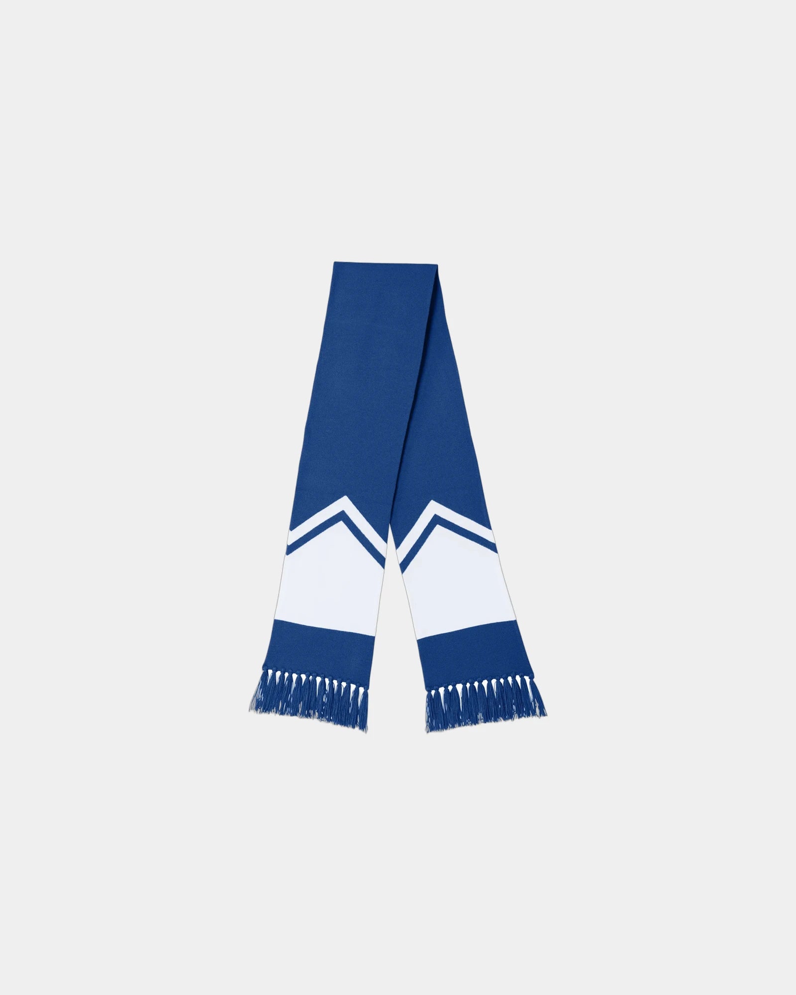 Custom double-layered Sport-Tek Gameday Scarf - True Royal/ White