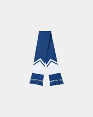 Custom double-layered Sport-Tek Gameday Scarf - True Royal/ White