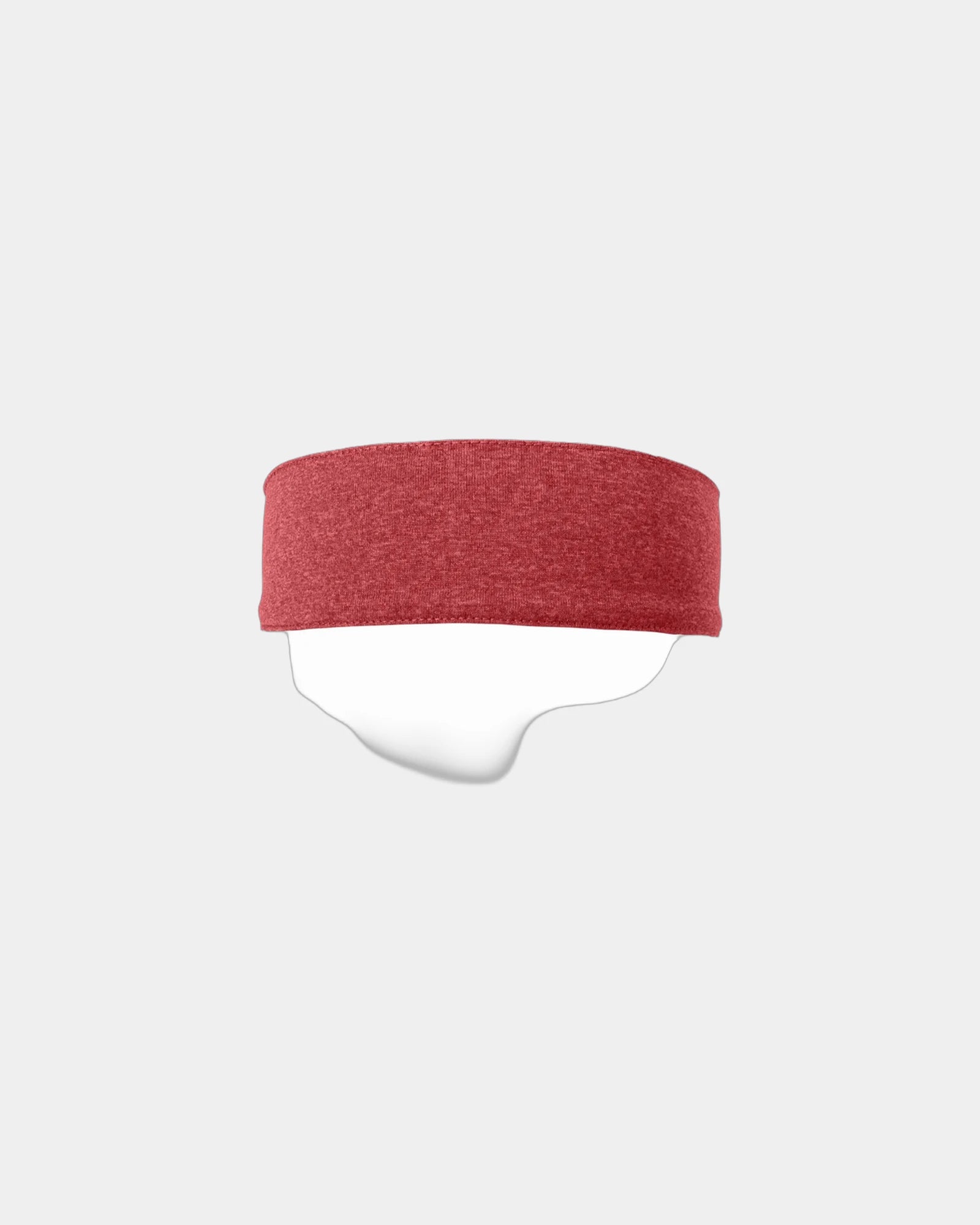 Custom moisture-wicking Sport-Tek Contender headband - Scarlet Heather
