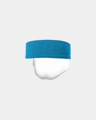 Custom moisture-wicking Sport-Tek Contender headband - Blue Wake Heather