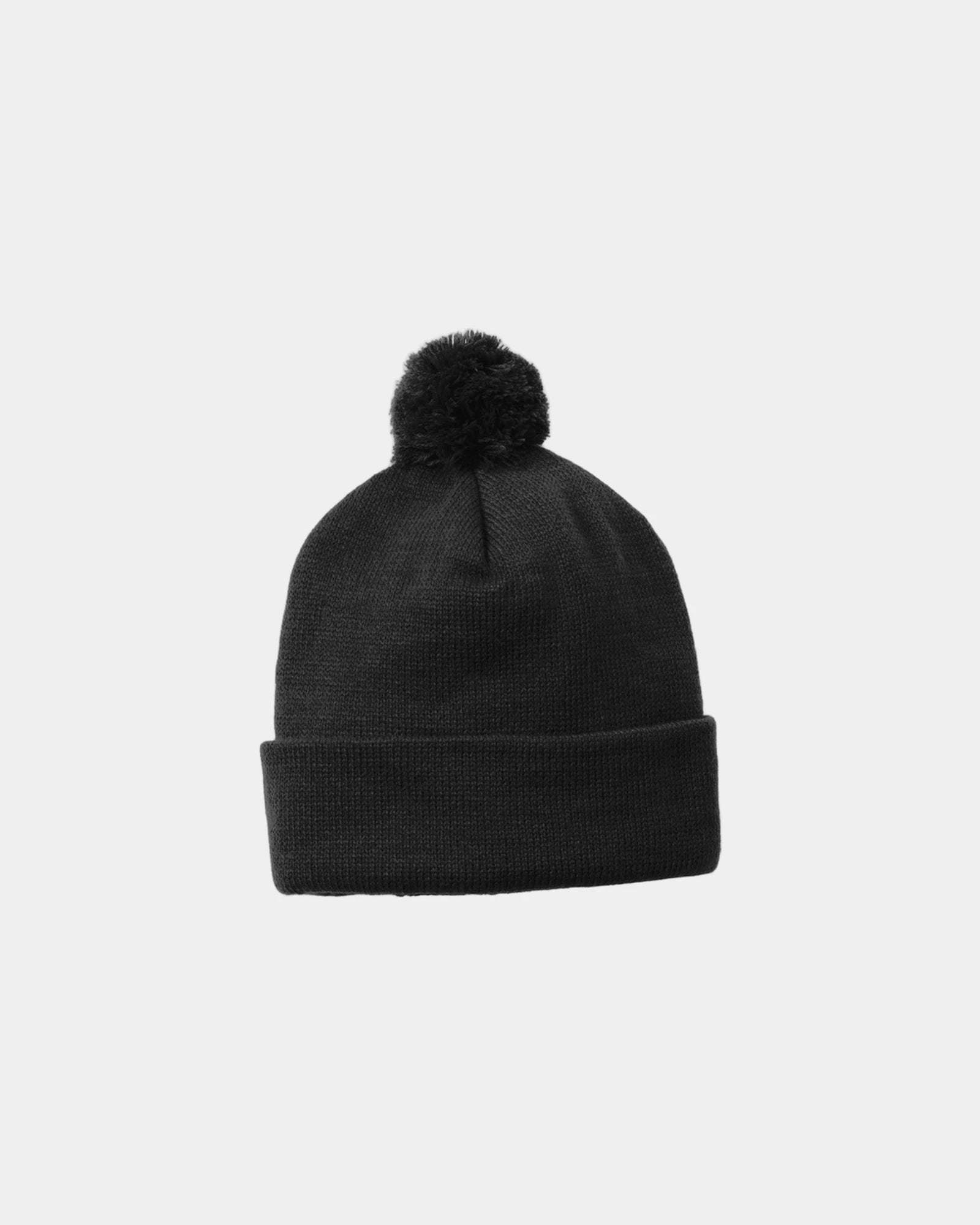 Custom acrylic pom beanie Sport-Tek Solid - Black