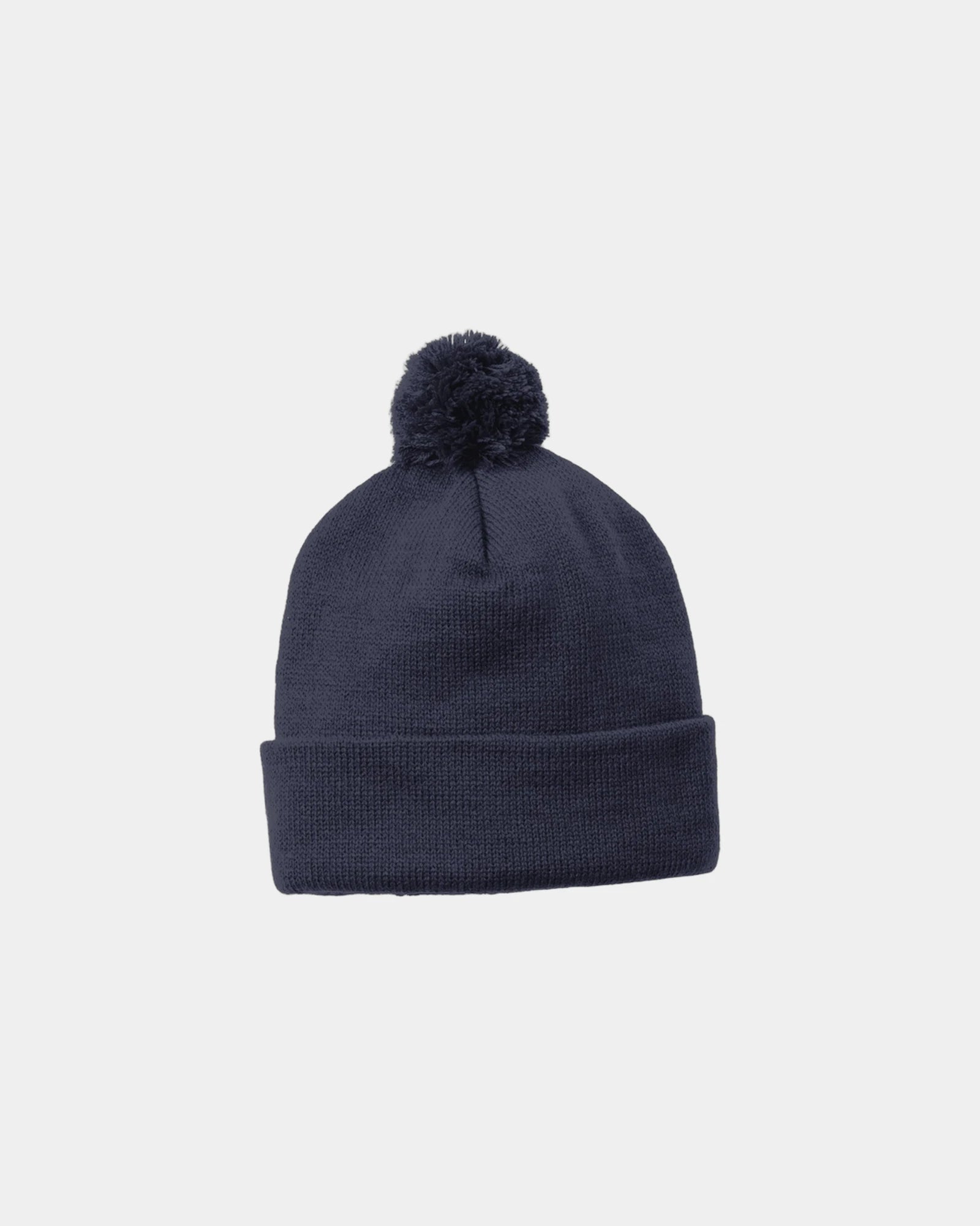 Custom acrylic pom beanie Sport-Tek Solid - True Navy