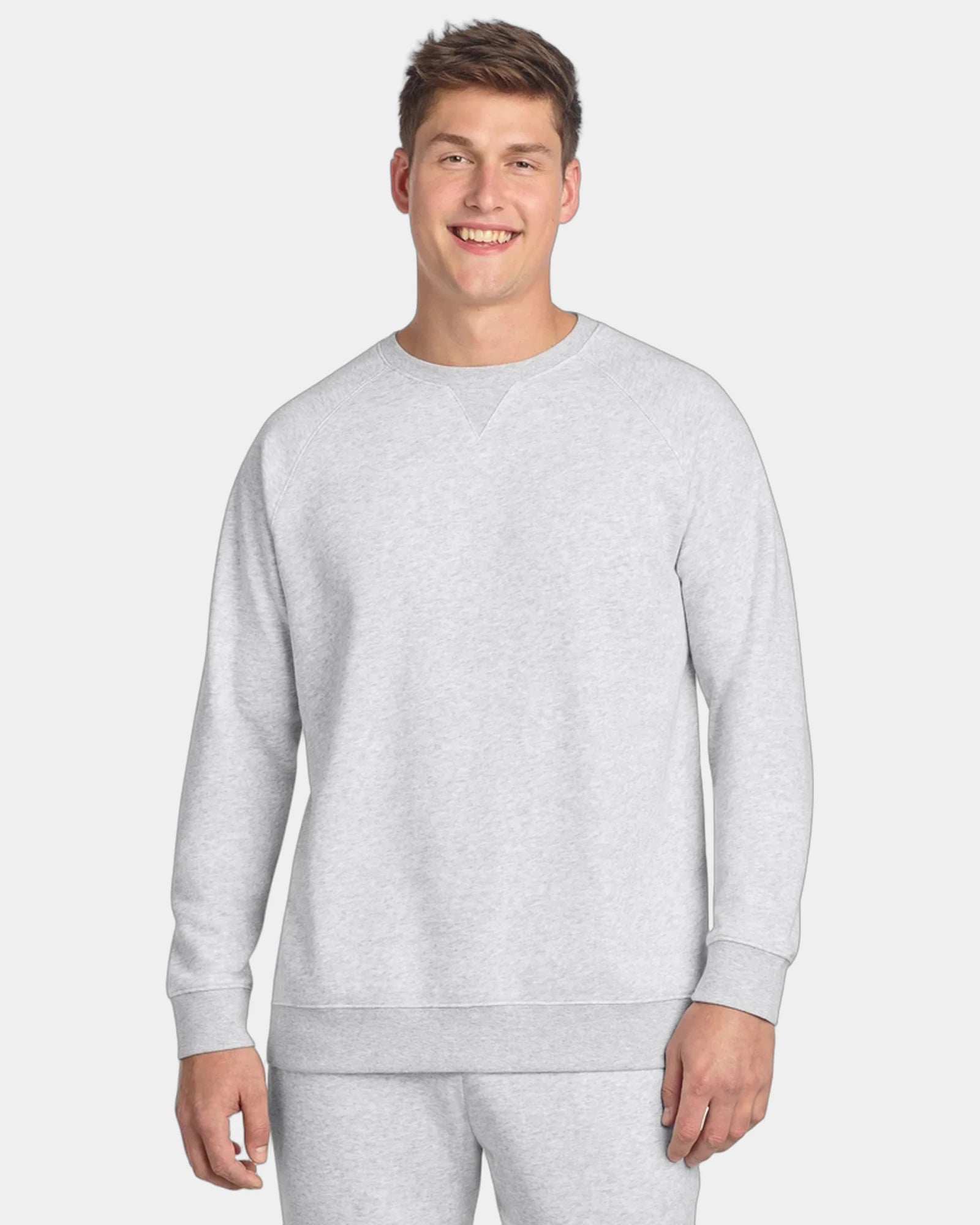 Custom fleece crewneck Sport-Tek Drive Fleece sweatshirt - Athletic Heather