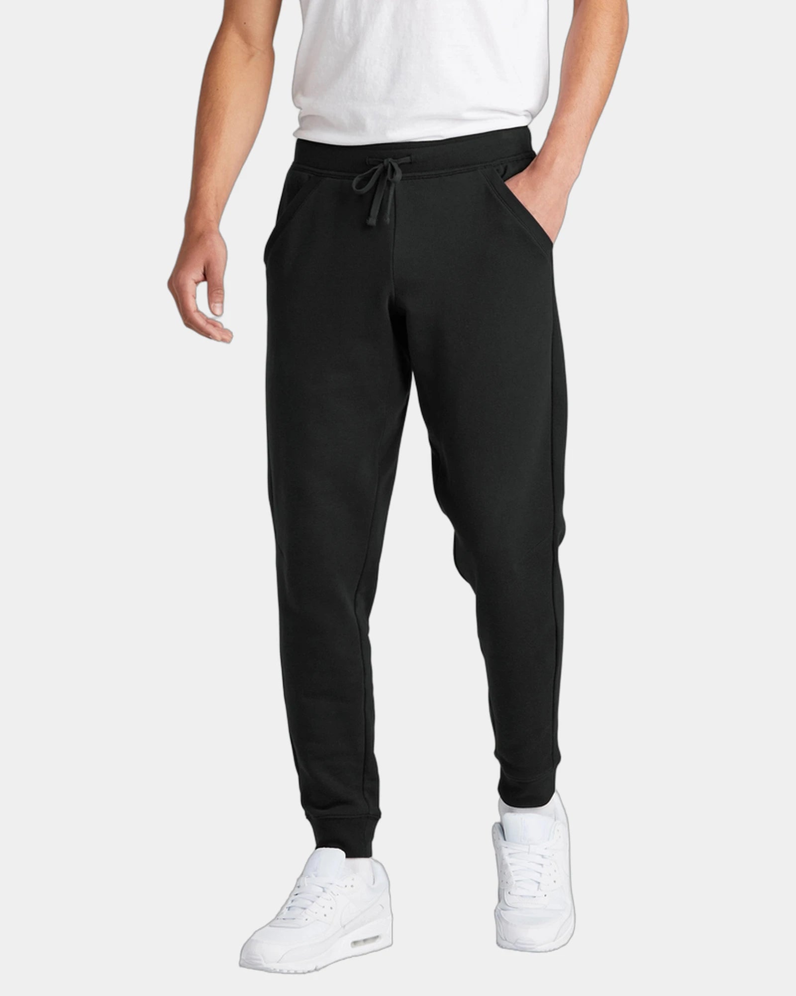 Custom fleece jogger Sport-Tek Drive 7.5 oz - Black