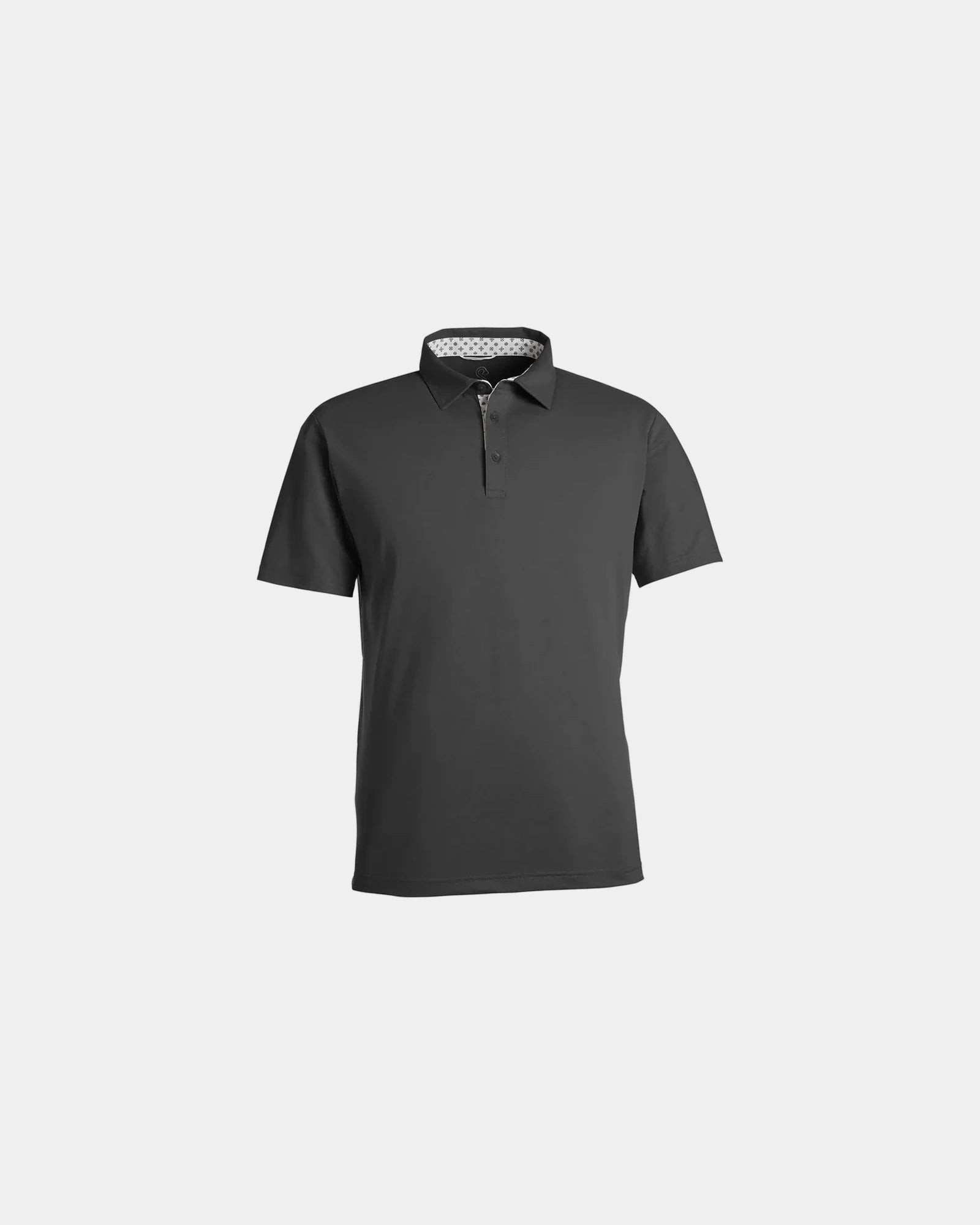 Custom lightweight heathered polo for men's teams - Black Heather