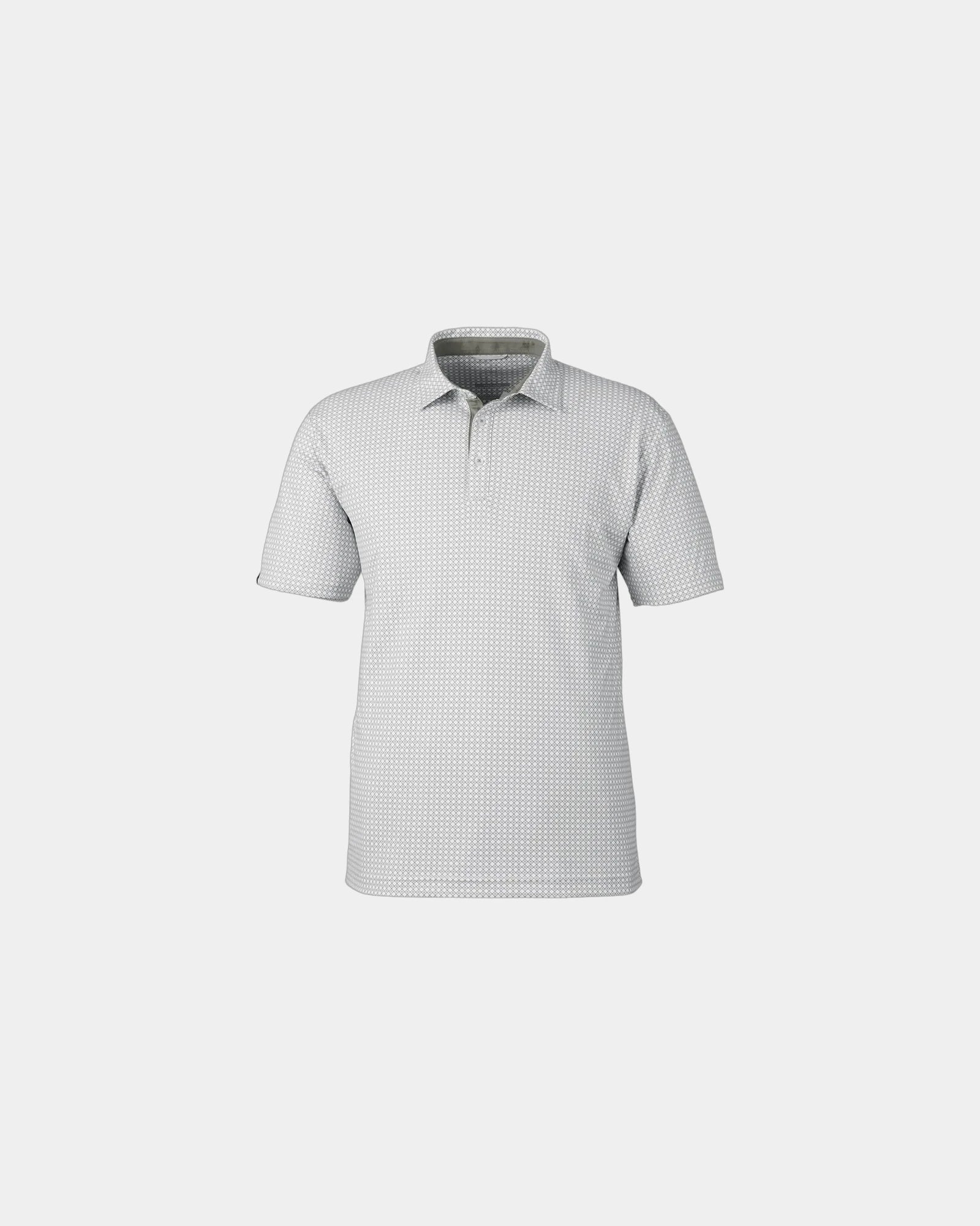 Custom recycled polyester men's Tanner polo shirt - Olive