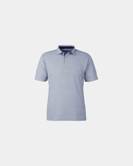 Custom recycled polyester men's Tanner polo shirt - Navy