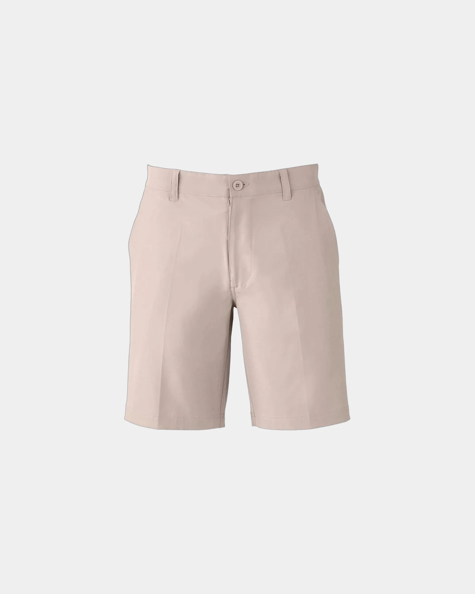Custom four-way stretch performance Sully shorts - Tan