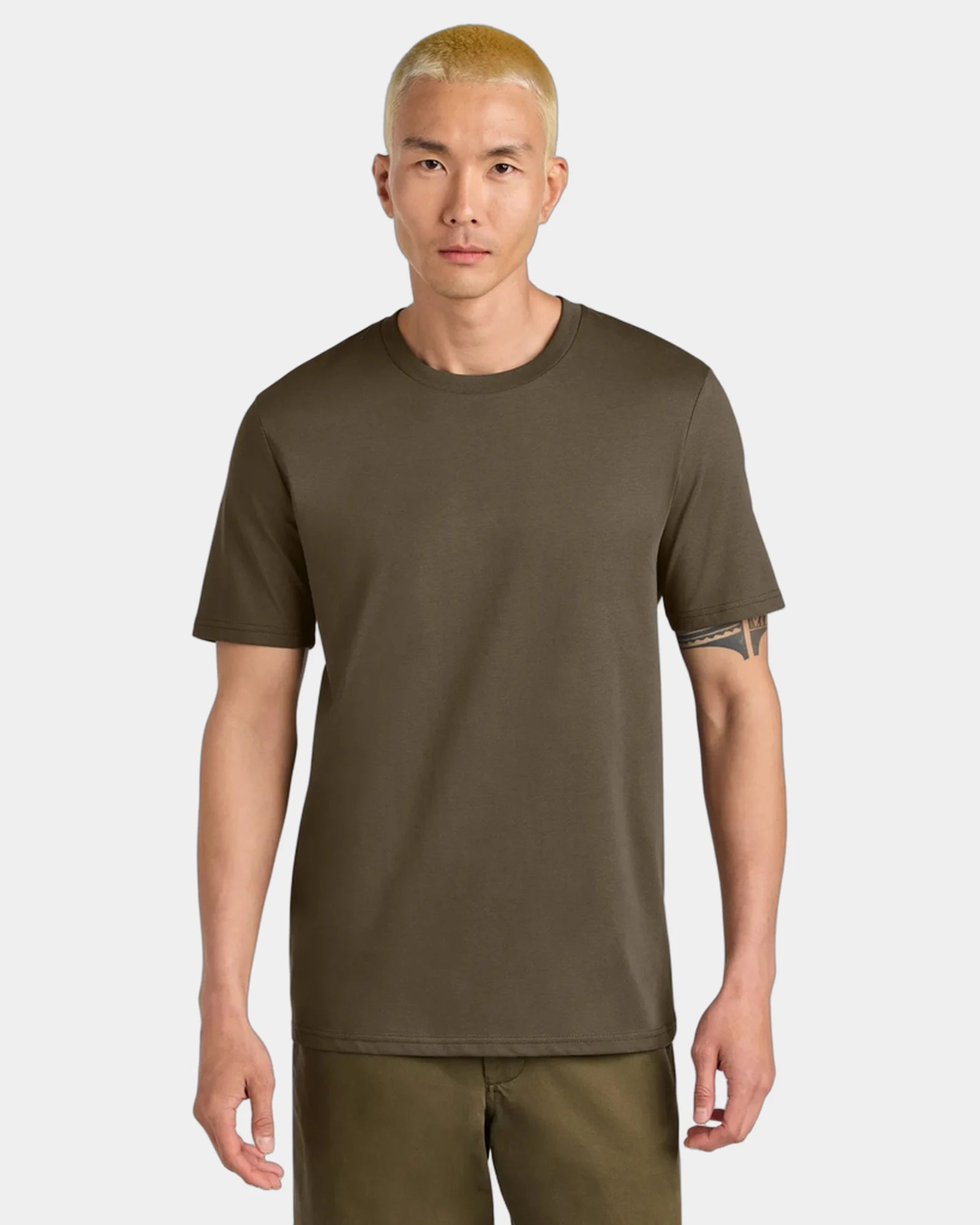 Custom organic cotton tee Stanley/Stella Creator 2.0 - Mosstone