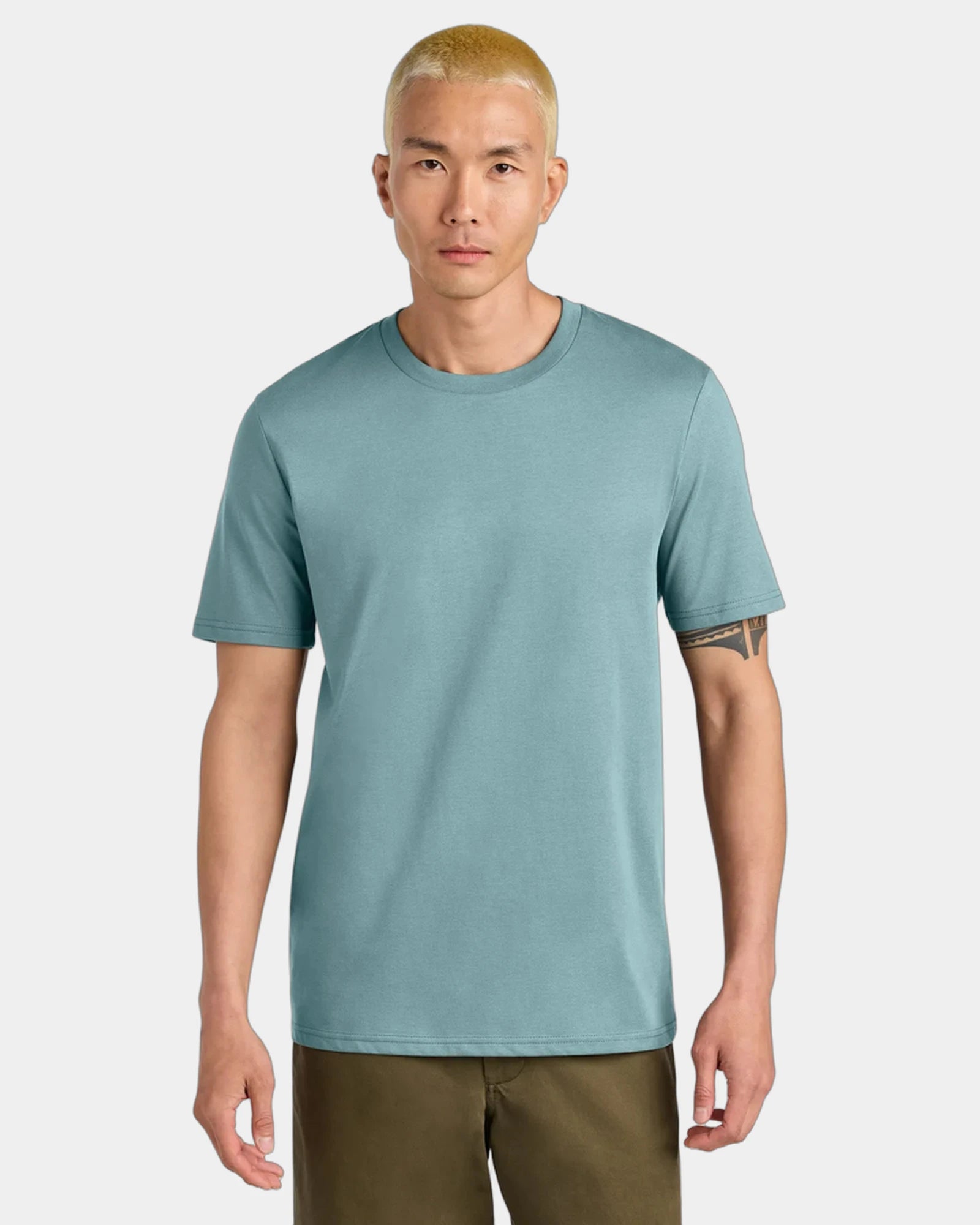 Custom organic cotton tee Stanley/Stella Creator 2.0 - Pebble Blue